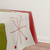 Moderne Diamanten aus dem Mittelalter in Rot Tischdecke (Beispiel)