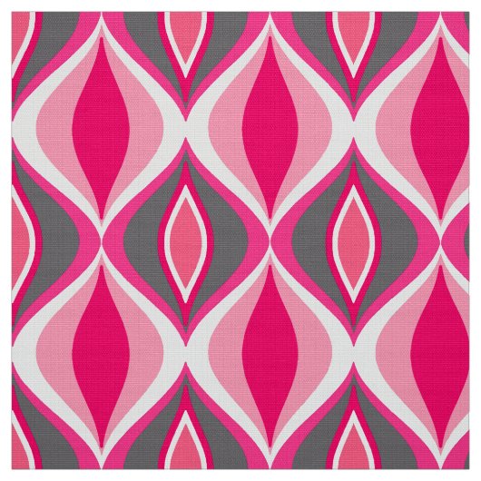 Moderne Diamanten aus dem Mittelalter, rosa, Fuchs Stoff (Muster)