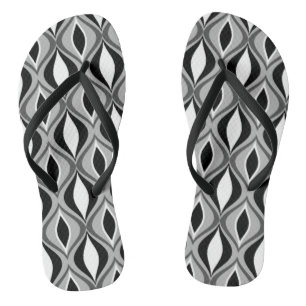 Moderne Diamanten aus dem Mittelalter, schwarz, we Badesandalen