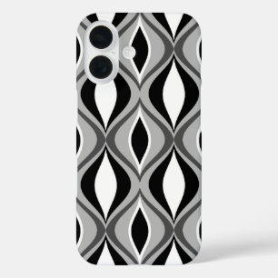 Moderne Diamanten aus dem Mittelalter, schwarz, we iPhone 16 Hülle