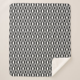 Moderne Diamanten aus dem Mittelalter, schwarz, we Sherpadecke