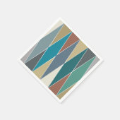 Moderne Diamanten aus dem Mittelalter Serviette (Ecke)