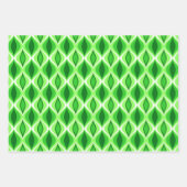 Moderne Diamanten, blau, rosa, grün Geschenkpapier Set (Vorderseite 3)