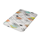 Moderne Diamanten des Mittelalters Badematte (Schrägansicht)