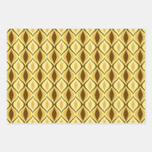 Moderne Diamanten, Gold, Grau, Burgund Geschenkpapier Set (Vorderseite)