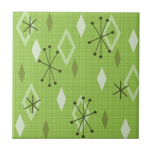 Moderne Diamanten im Mittelalter Fliese (Vorderseite)