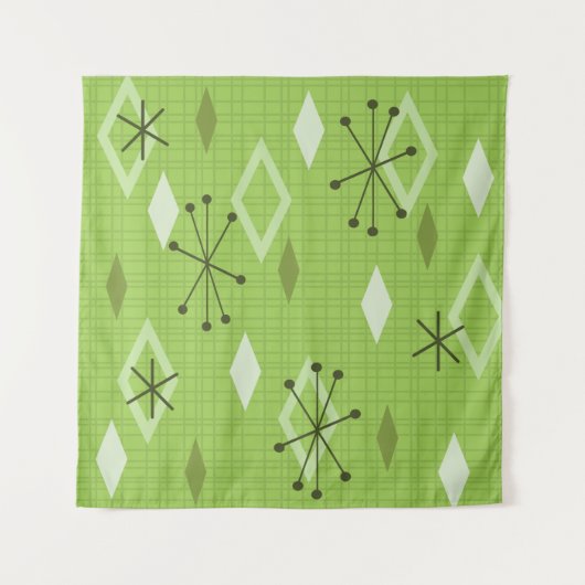 Moderne Diamanten im Mittelalter Wandteppich (Vorderseite)