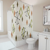 Moderne Diamanten - Naturerdnoten des Mittelalters Duschvorhang (Beispiel)