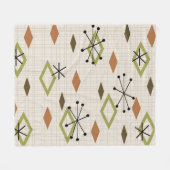 Moderne Diamanten - Naturerdnoten des Mittelalters Fleecedecke (Vorderseite (Horizontal))