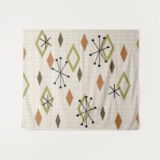 Moderne Diamanten - Naturerdnoten des Mittelalters Wandteppich (Vorderseite (Horizontal))