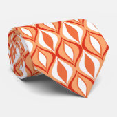 Moderne Diamanten, Orange & White aus dem Mittelal Krawatte (Gerollt)