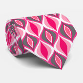 Moderne Diamanten, rosa, Fuchsia & Gray aus dem Mi Krawatte (Gerollt)