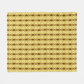 Moderne Diamanten, Senf Gold Fleecedecke (Vorderseite (Horizontal))