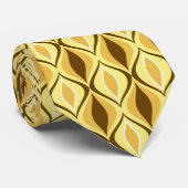 Moderne Diamanten, Senf Gold Krawatte (Gerollt)