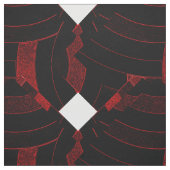 Moderne Diamantenschmiede in Schwarz/Rot Stoff (Muster)