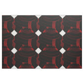 Moderne Diamantenschmiede in Schwarz/Rot Stoff (Fat Quarter (45,7 x 55,9 cm))