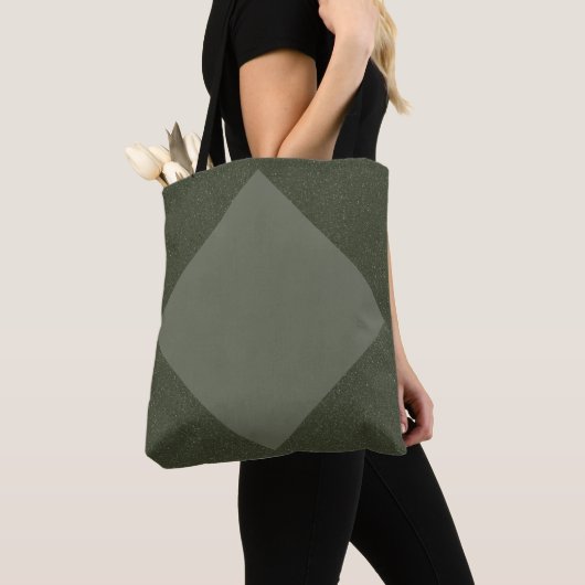 Moderne Diamond Moss grüne Tasche (Von Nahem)