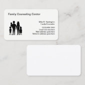 Moderne Dienstleistungen der Familienberatung Busi Visitenkarte (Vorne/Hinten)