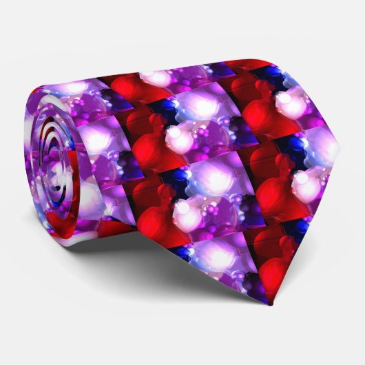 Moderne digitale Abstrakte Kunst Krawatte (Gerollt)