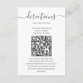 Moderne digitale Karten mit QR-Code (Vorderseite)