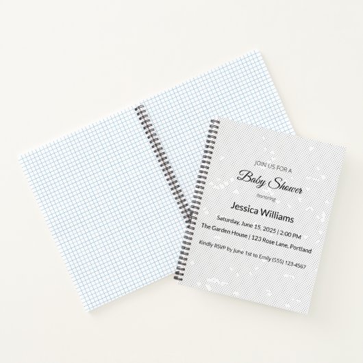 Moderne digitale und maßgeschneiderte Schreibpads Notizblock (Innenseite)