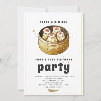 Moderne Dim Sum 40. Geburtstagsfeier
