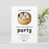 Moderne Dim Sum 40. Geburtstagsfeier (Stehend Vorderseite)