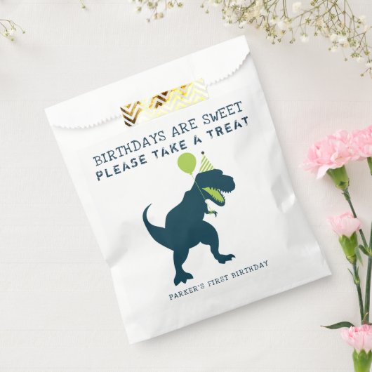Moderne Dinosaurier Birthdays sind Sweet Fevor Bag Geschenktütchen (Versiegelt)