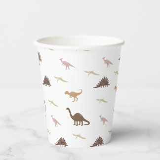 Moderne Dinosaurier Papier-Cups Pappbecher