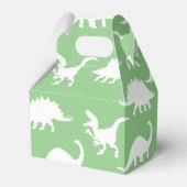 Moderne Dinosaurier ROAR Babydusche Geschenkschachtel (Rückseite)