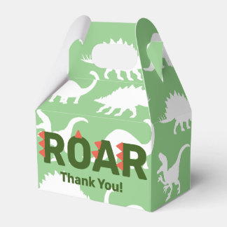 Moderne Dinosaurier ROAR Babydusche Geschenkschachtel
