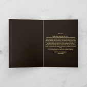 Moderne Disco Black Gold Mosaik 60. Geburtstag Karte (Innenseite)