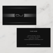 Moderne DJ Business Card Visitenkarte (Vorne/Hinten)
