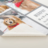 Moderne Dog Memorial Foto Collage Sherpadecke (3/4)