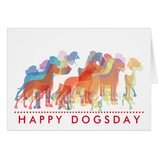 Moderne Dogge-Gruppe (Vorderseite (Horizontal))