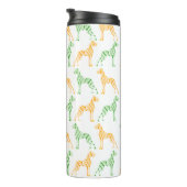 Moderne Dogge Muster Thermosbecher (Nach rechts gedreht)