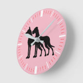 Moderne Doggen Uhr (Winkel)