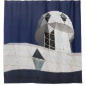 Moderne Domarchitektur Duschvorhang (Vorderseite)