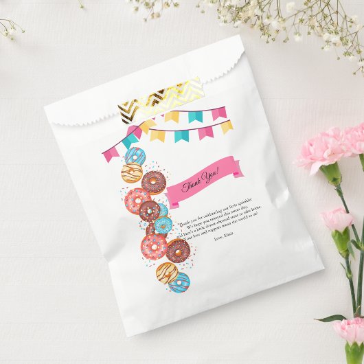 Moderne Donut Baby Sprinkles Babydusche Geschenktütchen