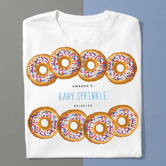 Moderne Donut Boys Kinderdusche Sprinkle T-Shirt