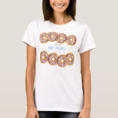 Moderne Donut Boys Kinderdusche Sprinkle T-Shirt (Vorderseite)