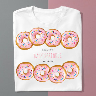 Moderne Donut Girls Babydusche Sprinkle T-Shirt