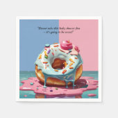 Moderne Donut Sprinkles Gender Neutral Baby Dusche Serviette (Vorderseite)