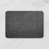 Moderne Donuts & Diapers Kinderdusche Sprinkl Raff Begleitkarte (Rückseite)