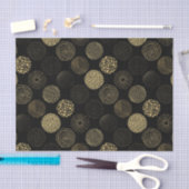 Moderne Doodkreise Musterpapier Seidenpapier (Handwerk)