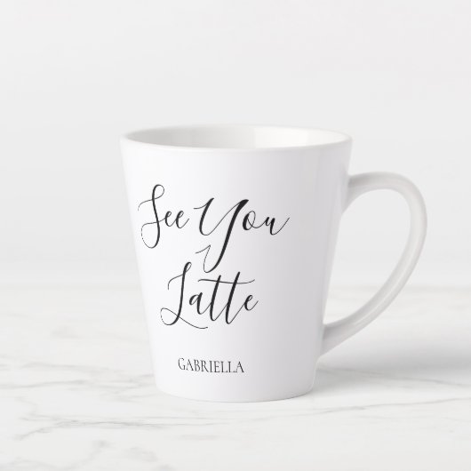 Moderne Doppelseiten sehen Sie Schwarz-weiß Milchtasse (Rechts)