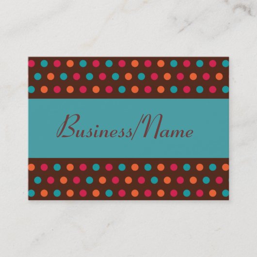 Moderne Dot Business Card Visitenkarte (Vorderseite)