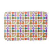 Moderne Dots aus dem Mittelalter - weiß mit mehrer Badematte (Vorderseite)