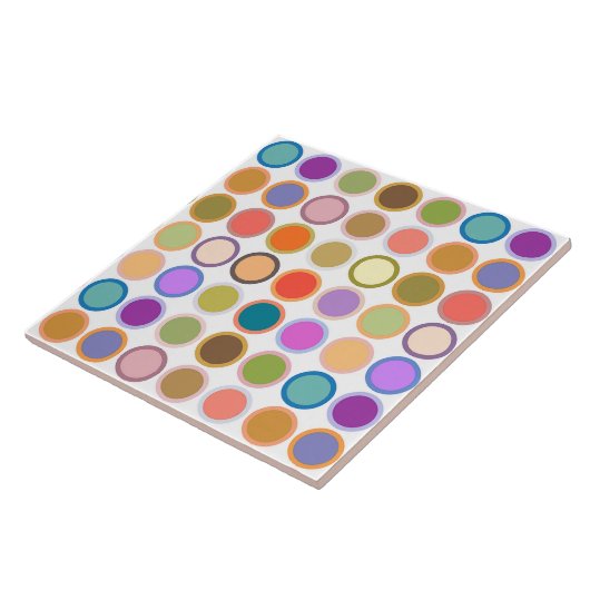 Moderne Dots aus der Mitte des Jahrhunderts, mehrf Fliese (Seite)