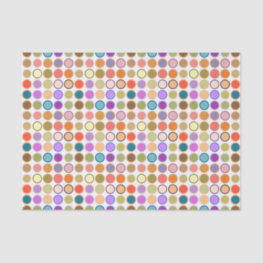 Moderne Dots aus der Mitte des Jahrhunderts, mehrf Seidenpapier (Vorderseite)